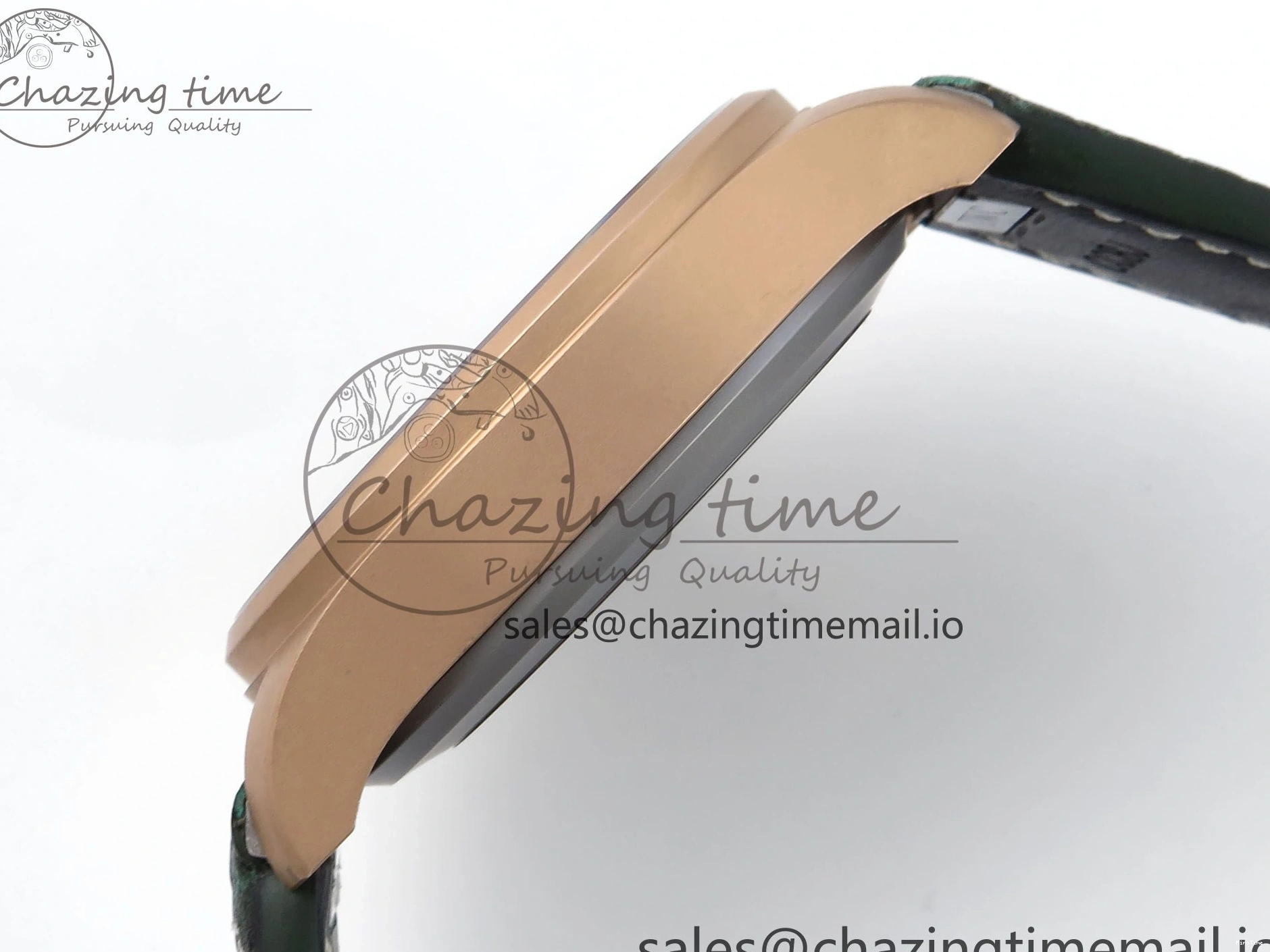 MIROTIME 0307 Durable Big Pilot IW329702 M+F 1:1 Best Edition Green Dial on Green Leather Strap MY 7006